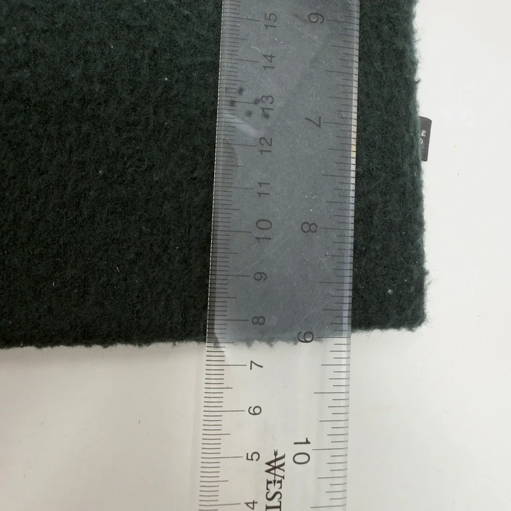Vtg Turtle Fur Fleece Neck Warmer Gaiter Forest Green Acrylic‎ Winter Ski Mask